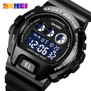 SKMEI 2022 Jam Tangan Olahraga Chrono Mewah Top Anti Air 5 Bar Alarm Pergerakan Digital - 1905