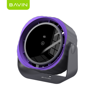 BAVIN BF005 3600mAh Portable High-Speed Power Cooling Desktop Fan Digital Display & Rechargeable w/ 120 Gears
