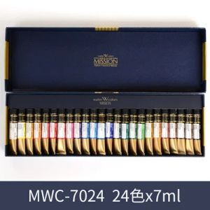 Korea MijELLO Watercolor 24/34 Color 7ml/15mlArtist Watercolor Paint Set Professional Art Painting Supplies aquarelle Tools