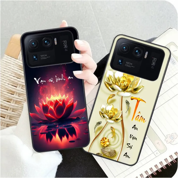 Ốp lưng Xiaomi MI 11 ULTRA mẫu tài lộc,thư pháp, chữ an, nhẫn,chữ tâm ...