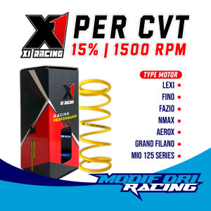 PER CVT 1500 RPM X1 RACING - YAMAHA NMAX AEROX LEXI - FILANO FAZIO - MIO FINO 125 - MODIFIKASI ORI