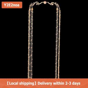 【Local shipping】 Fashion Vintage Hair Jewelry Chinese Style Long Tassel Hair Ornament Forhead Decoration Retro Hairpin Womens Bridal Hair Ornament