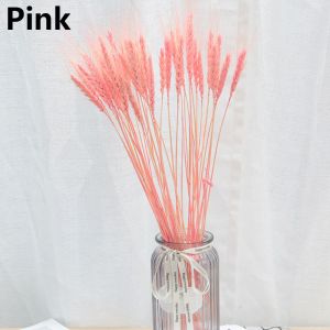 SZXBOGS 25pcs Wedding Decor Material Home Decoration Wheat Ear Grass Artificial flowerss Bouquets Plant Stems Real Flower