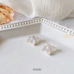 Bông tai nữ chuôi bạc 925 Eleanor Accessories ngọc trai nhân tạo phụ kiện trang sức khuyên tai 9435