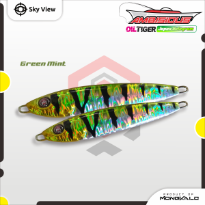 Umpan Metal Jig 80 Gram Mongkalo Ambisious Oil Tiger Micro Jig Umpan Jig Jigg Jik Jigging Jiging 80G