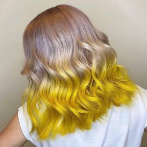 MÀU VÀNG CHANH --NHUỘM TÓC THỜI TRANG LUXSONS NHANH GỌN LẸ -- PHA VỚI HẤP DẦU HOẶC DẦU XẢ 250ML TUÝP