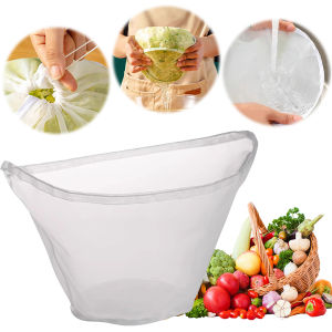 Nut Milk Bag Reusable Mesh Strainer Bag Multi-Function Brew Filter Bag Fine Mesh Food Strainer Bag for Cheese Making