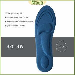 Moda 10D Memory Foam Sports Insoles Womens Anti-odor Breathable Cushioning Pain Relief High Heel Insoles