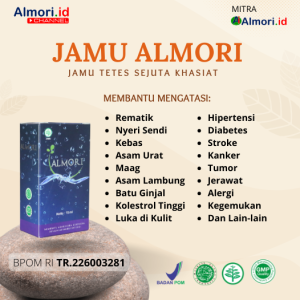 Jamu Herbal Alkali Almori Moringa Ekstrak Kelor Eceran