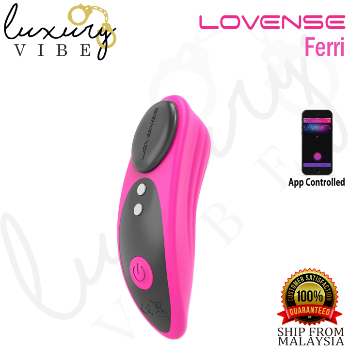 LOVENSE FERRI App Controlled Panty Vibrator Adult Sex Toys LuxuryVibe Ready  Stock (MY) | Lazada