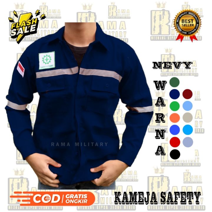 wearpack atasan proyek safety/katelpak/coveral/seragam kerja
