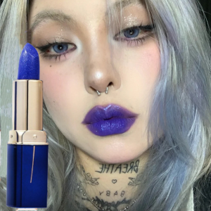 2pcs LESSXCOCO Blue Rose Lipstick - Lasting Waterproof Color Changing Lipstick High Pigmentation Rendering Moisturizing Fade Lip Texture Lipstick Waterproof Non-stick Cup Does Not Fall Color Temperature Change Lipstick Hot Sale COD | EYB