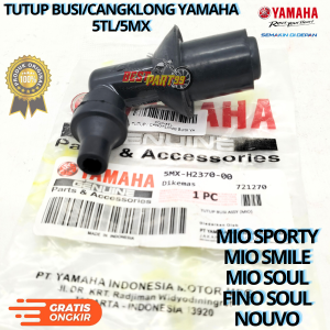 Tutup busi/ cangklong yamaha 5TL/5MX untuk motor MIO SPORTY MIO SMILE MIO SOUL FINO SOUL NOUVO. YGP berkualitas original asli ori dan presisi