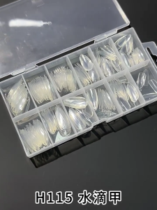 Extras Long Nail TipHalf Cover C Curves Fake Nail TipsSquare/Almond Press On Nail Full Cover False Nail for Nail Salon