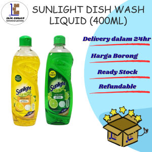 Sunlight Dish Washing Liquid Fast Degreasing [400ML] (Lemon / Lime)