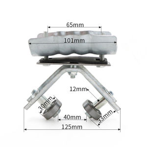 40x40mm Thicken Aangle Iron Pulley Suspension Cranes Ring/Tile Type Angle Steel Pulley
