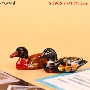 🔥🔥🔥 2pcs วินเทจเรซิ่นคู่ของ Mandarin ducks chopstick Holder สำหรับตกแต่งบ้าน