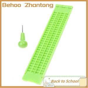 Behoo กระดานชนวนสำหรับเขียนอักษรเบรลล์แบบพกพาสำหรับฝึกใช้ปากกาสไตลัส