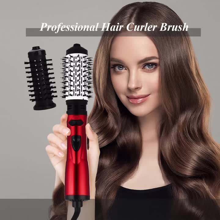Ckeyin 950W Hair Curler Electric Hair Brush Professional Straigthening