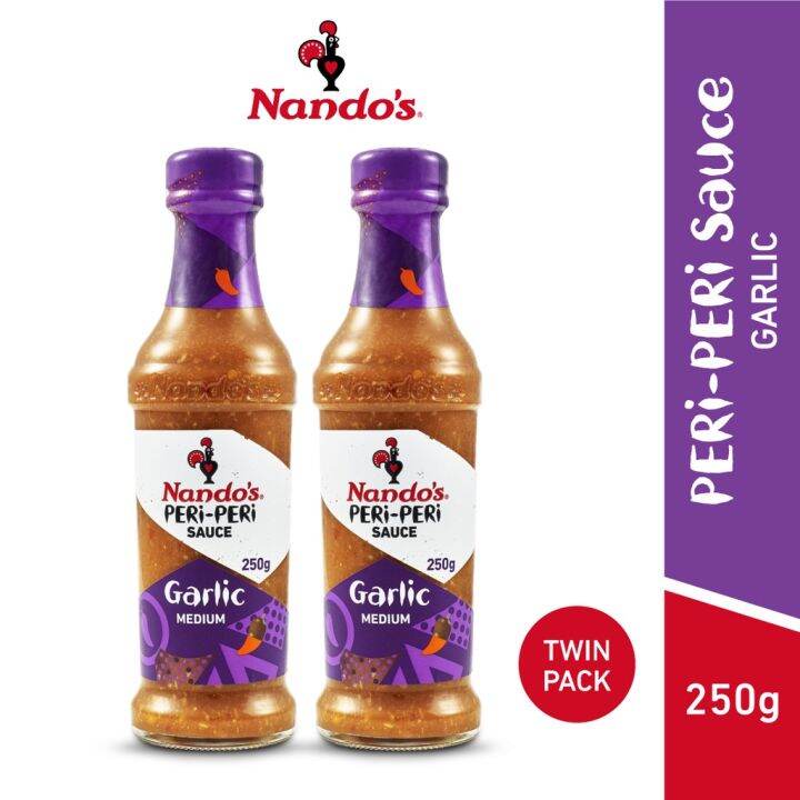 Nando's Garlic PERi-PERi Sauce (250g) [Twin Pack] | Lazada