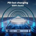 20W Magnetic Wireless Charger Fast Charge for IPhone 12  XR X XS MAX 8 Plus Accessories for IPhone 15 14 13 12 11 Pro Max USB C. 