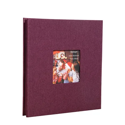 DIY retro self-adhesive album book albumSelf Adhesive Photo Album 8R 10R/ 13.2-inch(Gift pen)