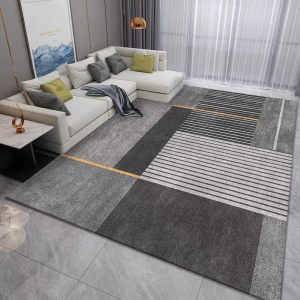 living room carpet mat big size for bedroom matting flooring Beige Nordic Striped geometric carpet 160x230