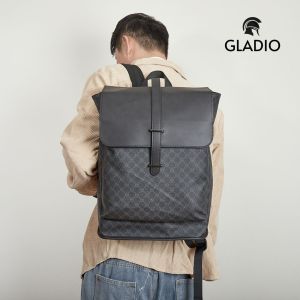 GLADIO Tas Ransel Laptop Air Travel Hitam Anti GLD060B5 Backpack Elegant Cadence Muat Pria Simple