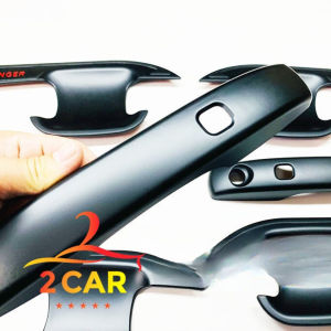 Ốp tay nắm Hõm Cánh Cửa Xe Ford Ranger 2022 - NAY nhựa đen chuẩn khít form xe