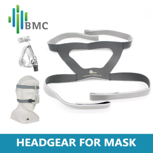BMC หมวก CPAP อเนกประสงค์สายรัดสายคาดศีรษะสำรองเข้ากันได้กับหน้ากากจมูกส่วนใหญ่หน้ากากเต็มหน้าของเครื่องช่วยหายใจ Resmed Resmart Ventilator สำหรับการหยุดหายใจขณะหลับ