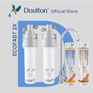 ✅ Doulton 2X QT ECOFAST | Advanced Under-Sink Water Purifier | Biotect Ultra + Fluoride Reduction | Removes Bacteria Heavy Metals & Fluoride | Quick-Change System