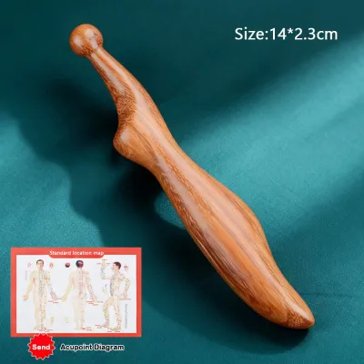 NEXTYOO Liệu pháp cổ Gậy massage điểm Liệu pháp chân Dụng cụ cạo kinh lạc Con lăn cơ thể bằng gỗ đàn hương Điểm bấm huyệt Công cụ thư giãn cơ bắp Massage toàn thân