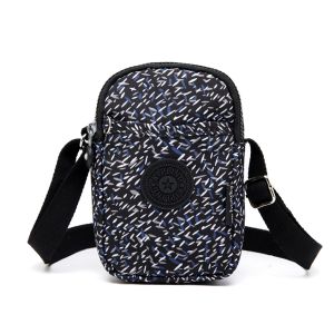 TAS WANITA SELEMPANG MOTIF NYLON  / TAS BAHU WANITA / TAS SELEMPANG HP MOTIF KP 000053