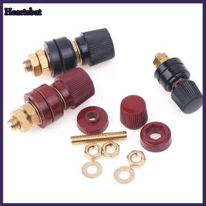 [Heartsbat] ชุดขั้วต่อแบตเตอรี่รีโมต6มม. 8มม. สำหรับเปลี่ยนสลักเกลียวทองเหลืองอุปกรณ์เสริมรถยนต์