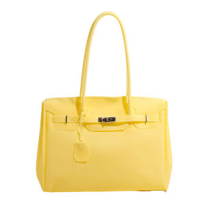 Dopamine Korean-style handbag for women large capacity perfect for summer 2026 Same style jelly bag commuter Kelly bag
