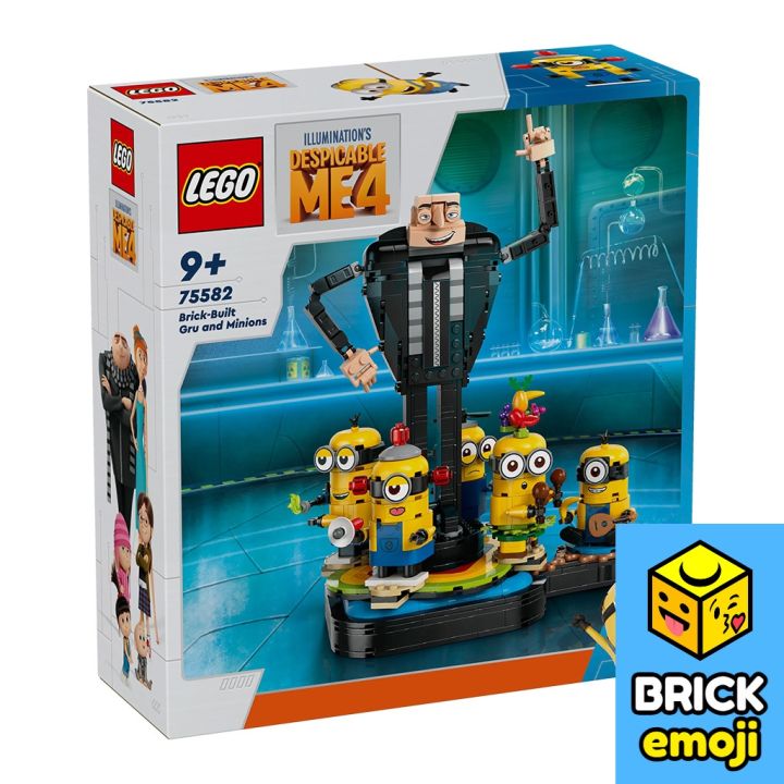 75582 LEGO 75582 Despicable Me 4 Brick-Built Gru and Minions | Lazada