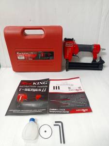 RedKing แม็กยิงตะปูลม ปืนยิงตะปู ขาเดี่ยว รุ่น F-30-T RK / REDKING (T SERIES)II ใช้ยิงไม้ แผ่นไม้อัด ของแท้100%