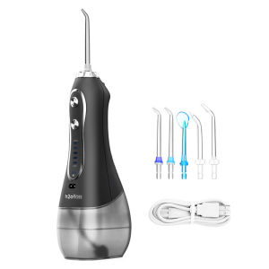Portable Electric Oral Irrigator Water Flosser Healthy Dental Care Electric Tooth Cleaning Electric Ultrasonic Calculus Remover Dental Whitener H2Ofloss