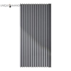 Foldable Magnetic Bathroom Curtain Waterproof Bathtub Curtain with 14 Hooks Privacy Bathroom Divider for Bathroom