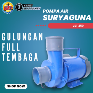 [GARANSI 1 TAHUN ] Pompa air modifikasi type jet 250 pipa in/out 2 dim semburan air besar untuk irigasi sawah hemat listrik siap kirim gratis packing kayu