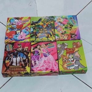 MAINAN KOTAK KADO HANYA BUNGKUSNYA SAJA ISI 100 PCS MOTIF CAMPUR
