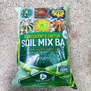 Soil mix BA túi 2.5kg - đất trộn hữu cơ chuyên trồng sen đá xương rồng