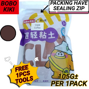 [High Quality]Bobo Kiki Extra Soft Light Air Clay/Super Light Clay Individual Colour (100GRAM)