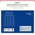 10PCS Writing Composition notebook 80 Leaves A5 grade 1-5 School YARN Waterproof 10Colors notepad. 
