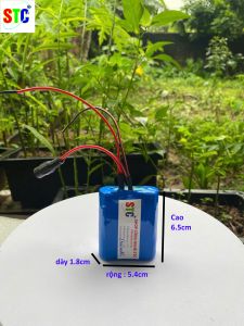 Khối pin 3S 12V cho loa kéoloa bluetoothquạt tích điện model wifibình phunmotor 775đèn led