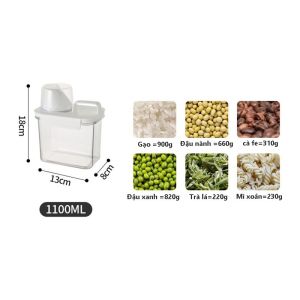 [HCM] Hộp đựng bột giặt nước giặt nước xả bằng nhựa cao cấp có nắp đậy-TyHome