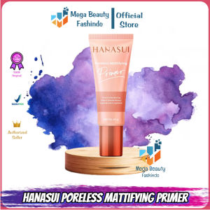 HANASUI Poreless Mattifying Primer Indonesia | Base Makeup 20g | Pores & Lines Blurring | Grips & Extends Makeup