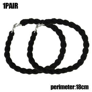 AKZDXE 2Pcs Polyester Trouser Leg Straps Black Green Khaki 18cm Leggings Elastic Rope Leg Ties Rope Outdoor Hiking