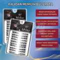 MILAI A11 Cat Eye Mata Kucing 10 Baris Bulu Mata Palsu Berkualitas Tinggi + Lem Ekstensi Bulu Mata. 