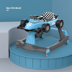 KIDONE baby walker multifunctional walker can sit or push with music and lights Racing  Boys Practice Walking 6 to 12 Months Push Walker Car Girl Boy Music  rocking chair